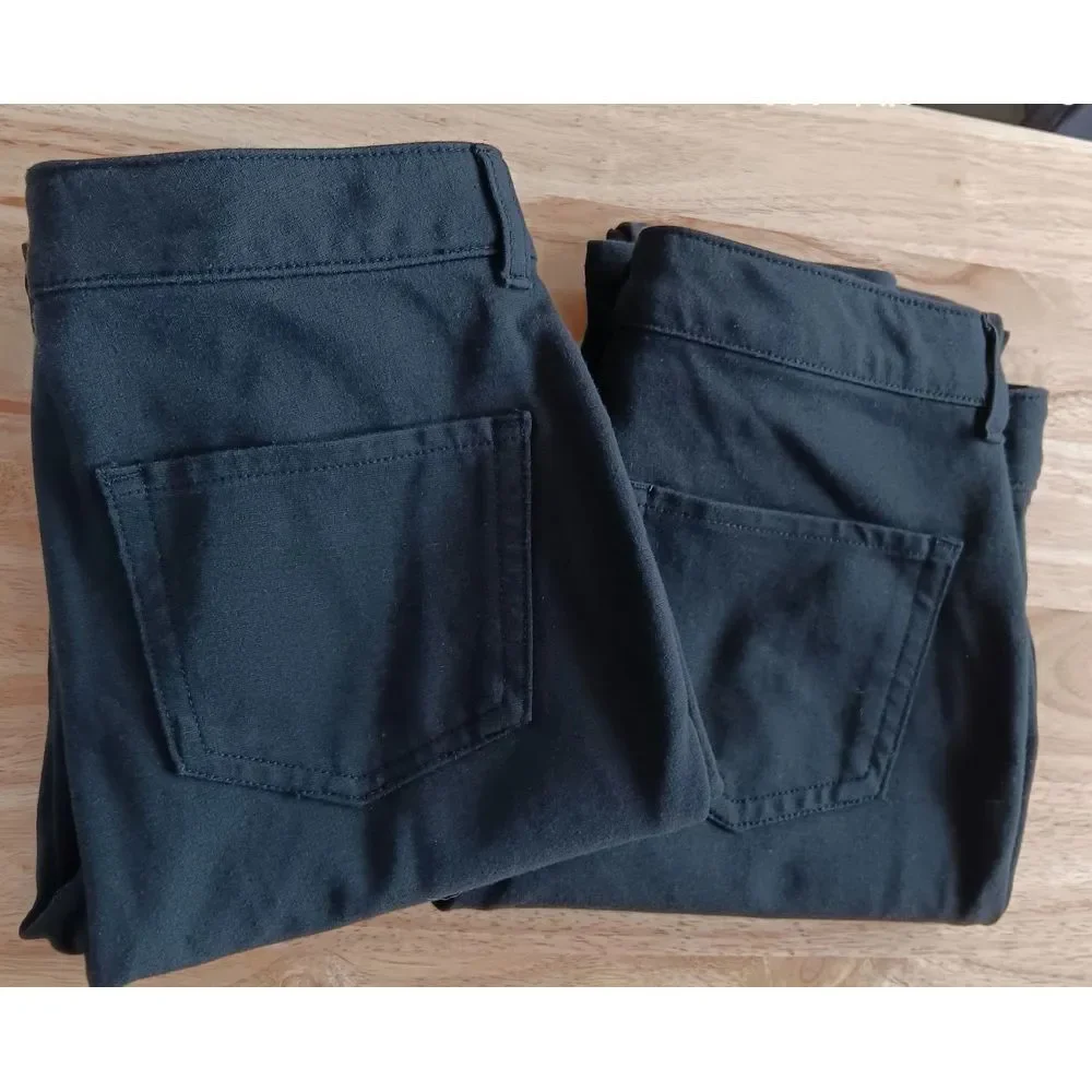 Lot 2 Gap Kids Girls 1969 Super‎ Skinny Dark Denim Stretch Jeans Sz 10 (2 pant)